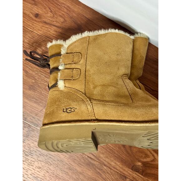 UGG Women's Naiyah Boot Chestnut Booties Size 11.5 - Picture 8 of 8
